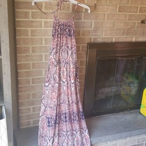 Maurices halter tie maxi dress
